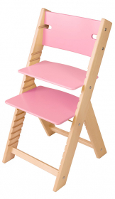 Sedees Chytrá rostoucí židle Sedees Line růžová 