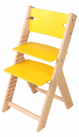 Chytrá rostoucí židle Sedees Line žlutá 
