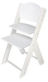 vyřazeno Rostoucí židle Sedees bílá s bílými bočnicemi - model 2011