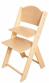 vyřazeno Rostoucí židle Sedees přírodní lakovaná - model 2011
