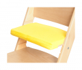 Žlutý podsedák na přírodní rostoucí židli Sedees