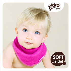 KIKKO CZ s.r.o. KIKKO XKKO BMB Bambusový dětský slintáček/šátek - Magenta