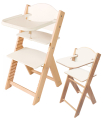Srovnání výšky klasické židličky Sedees a židličky pro panenky