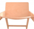 Prohnutá opěrka - dětská rostoucí židle Sedees